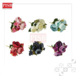 2228 45CM Korean Peony Bush Flower Bunga Hiasan Bunga Dulang Hantaran Perkahwinan Hand Bouquet (7 Heads/Stalk)