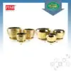 HC7001/02 Brushed Plating Golden Ceramic Decorations Craft Vase Ornament Pasu Bunga