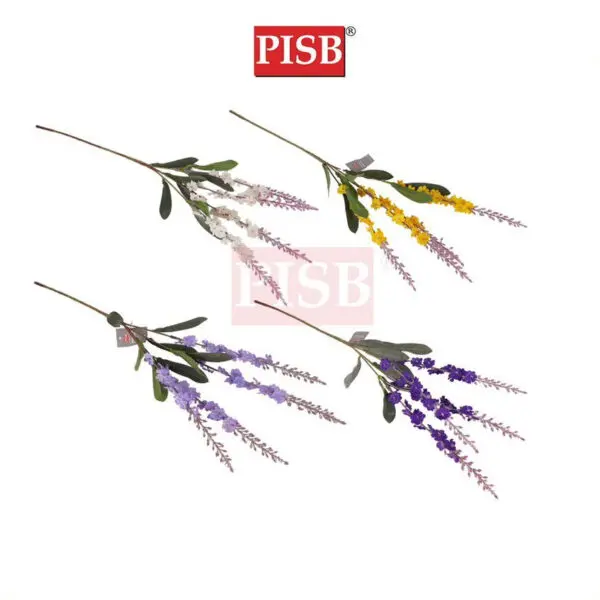 3013 67CM Lavender Spray Artificial Flower Bunga Hiasan Bunga Dulang Hantaran Perkahwinan Hand Bouquet (4 Heads/Stalk)