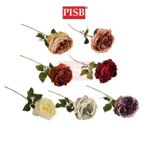 3017 65CM Cabbage Rose Spray Artificial Flower Bunga Hiasan Bunga Dulang Hantaran Perkahwinan Hand Bouquet