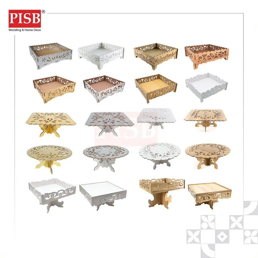 0159/179/228/227 White Brown Gift Tray / Dulang Hantaran Perkahwinan