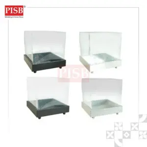 1092/93 Glitter Mirror PVC Box Tray Kotak Hantaran Transparent Jernih Dulang Hantaran Perkahwinan Wedding Gift Tray