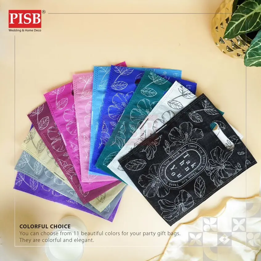 7177/79 (10Pcs/Pkt) Non Woven Bag Doorgift Bag Goodies Bag Doorgift Murah Goodies Kahwin Borong Wedding Gift Bag - Image 8