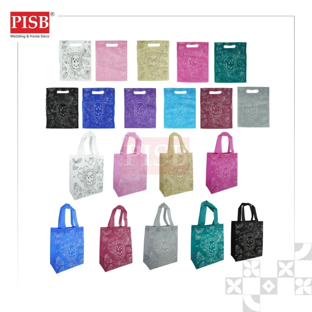7177/79 (10Pcs/Pkt) Non Woven Bag Doorgift Bag Goodies Bag Doorgift Murah Goodies Kahwin Borong Wedding Gift Bag