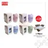 2146 (48Pcs/Ctn) Souvenir Mug Glass Portable Macaron Water Drinking Cup Travel Dual Straw Mug Bottle Doorgift Mug Cawan
