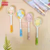 2143 (20Pcs/Box) Souvenir Flower Design Ceramic Spoon With PVC Box Doorgift Sudu Seramik Wedding Gift Spoon (Mix Colour)