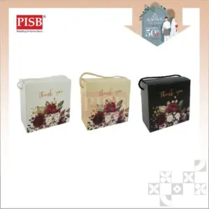 2131 (10Pcs/Pkt) Flower Design Gift Box Goodies Box Doorgift Box Bahulu Box Wedding Souvenir Gift Box Kotak Bahulu