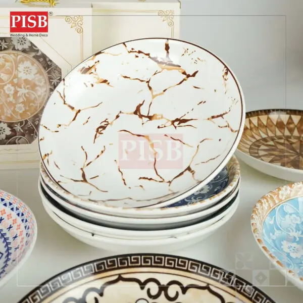 6813 (80Pcs/Ctn) Bundle Deal 7" Ceramic Fruits Plate / Set Doorgift Souvenir Pinggan Piring Seramik Murah - Image 8
