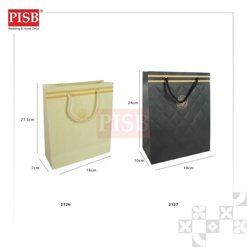 2126/27 (10Pcs/Pkt) Premium Design Paper Bag Gift Bag Retail Bag Colour Kraft Paper Bag Wedding Birthday Bag - Image 2