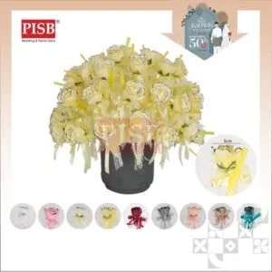 1055 Korean Egg Flower / Bunga Telur Korean / Bunga Telor / Bunga Telur Murah / Doorgift Tunang Nikah Kahwin (50Pcs/Box)