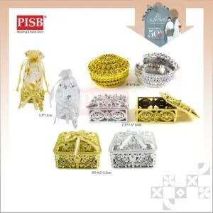2109-11/22 (12pcs/Pkt) Decorative Souvenir Door Gift / Bekas Kerawang / Bekas Bunga Rampai