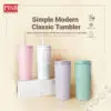 2415 590ML Dual Straw Classic Insulated Tumbler Water Bottle Travel Tumbler Thermos Botol Air Straw Mug