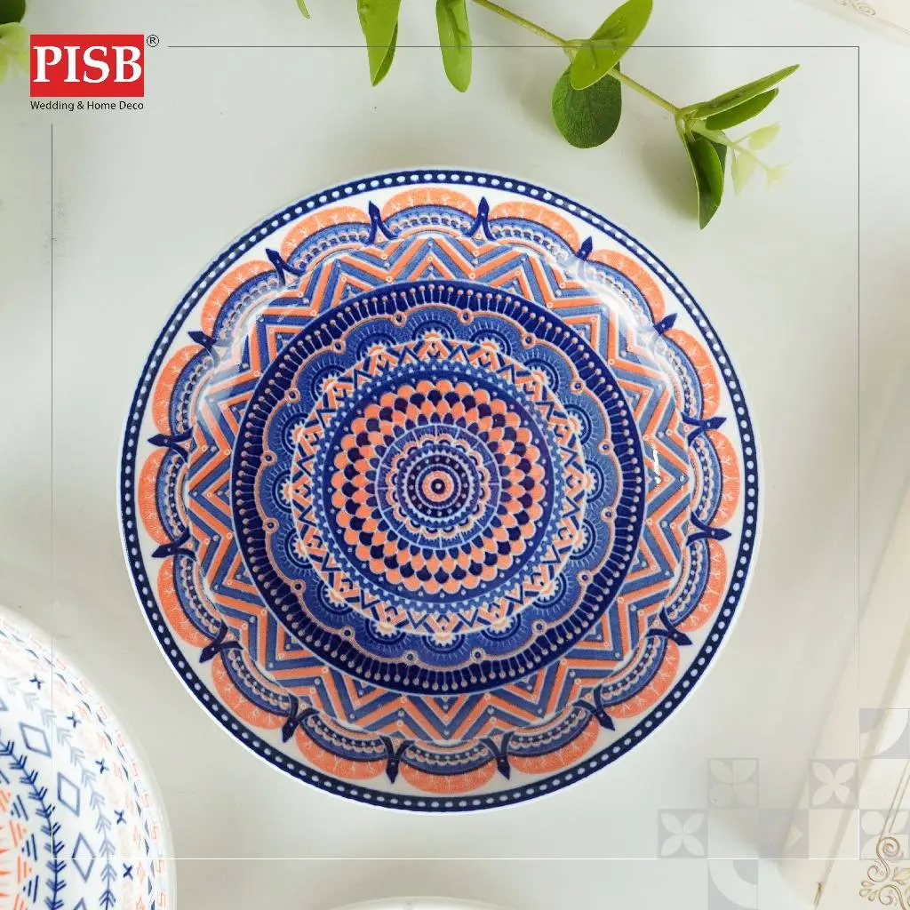 6813 (80Pcs/Ctn) Bundle Deal 7" Ceramic Fruits Plate / Set Doorgift Souvenir Pinggan Piring Seramik Murah - Image 5