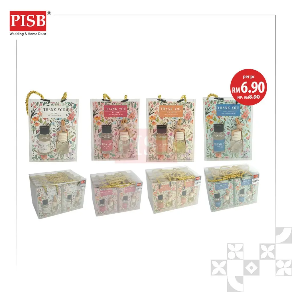 2014 (10Pcs/Pkt) 10+8ml Souvenir Car Perfume Air Freshener Air Fragrance Pewangi Kereta Pewangi Rumah Wedding Doorgift - Image 2