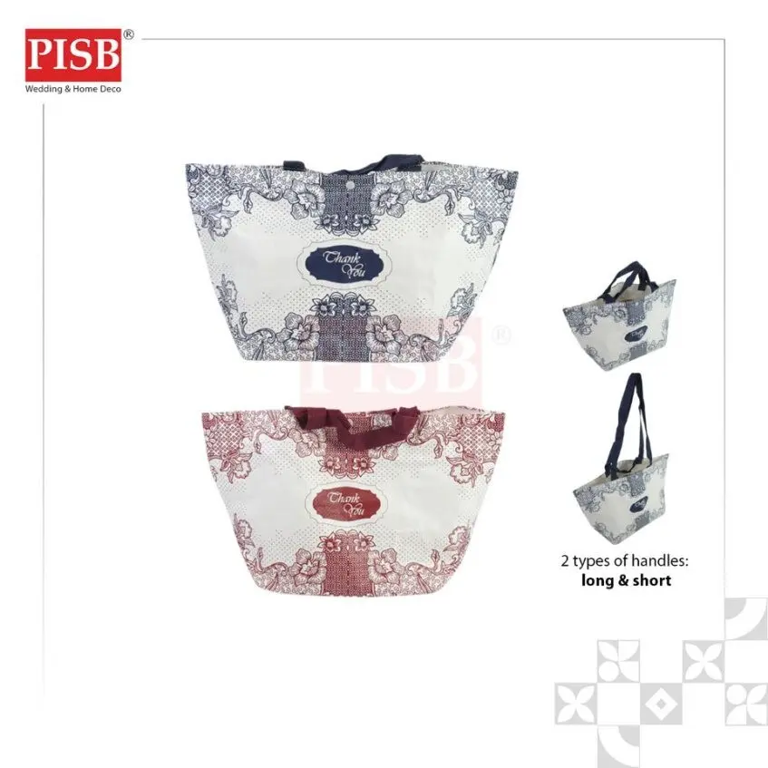 7181 (10Pcs/Pkt) Seni Kasih Tote Bag Women Bag Shopping Bag Retail Gift Bag Goodies Bag Wedding Birthday Beg Bag Ikea