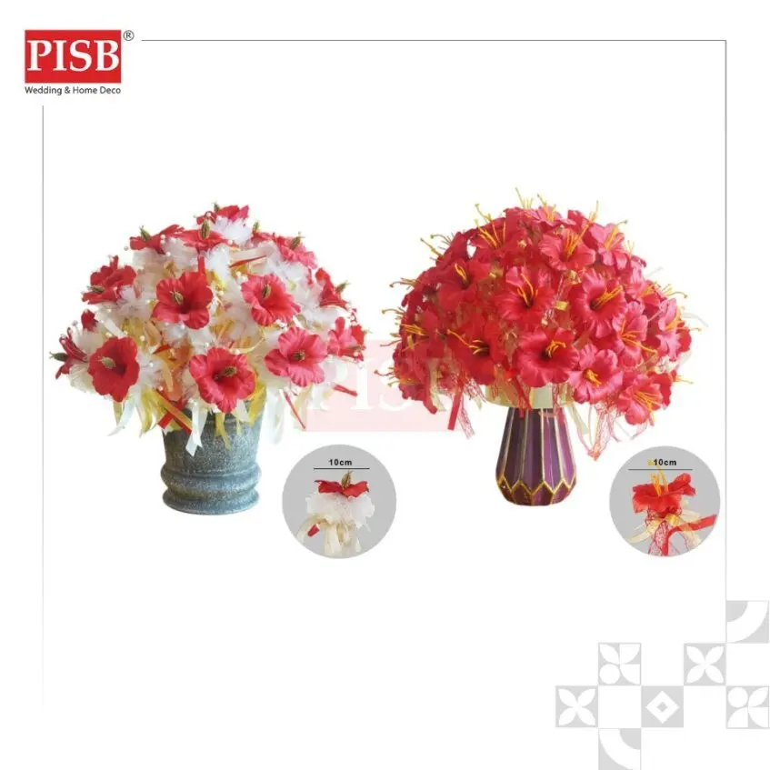 1067/68(25Pcs/50Pcs/Box)Hibiscus Egg Flower/Bunga Telur/Bunga Telor Pelamin/Bunga Telur Murah/Doorgift Tunang Kahwin