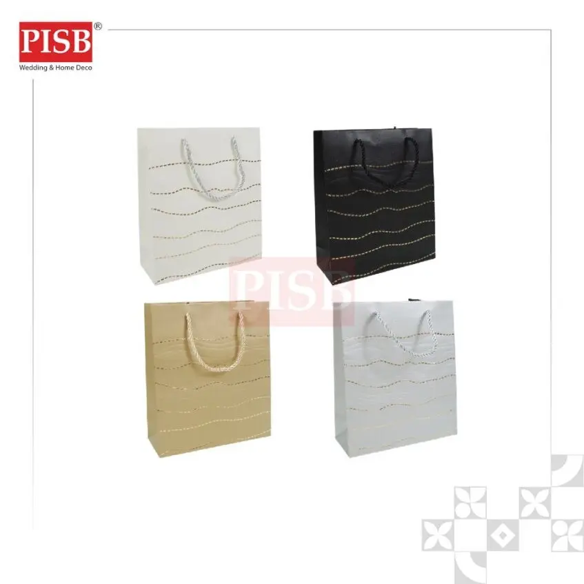2167 (10Pcs/Pkt) Embossed Style Paper Bag Gift Bag Retail Bag Colour Kraft Paper Bag Beg Kertas Wedding Birthday Bag