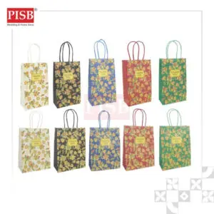 2171/72 (10Pcs/Pkt) Batik Kraft Paper Bag Gift Bag Retail Bag Colour Kraft Paper Bag Beg Kertas Wedding Birthday Bag