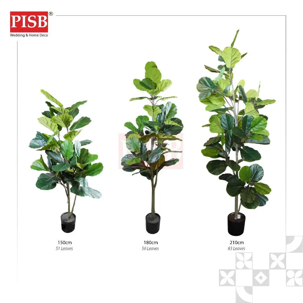 2132-2134 Assembly Fiddle Fig Tree Artificial Plant 150/180/210CM