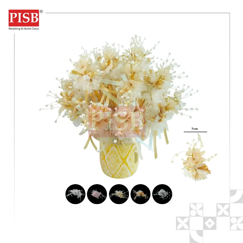 1059 (25Pcs/Box) Premium Egg Flower / Bunga Telur / Bunga Telor Pelamin / Bunga Telur Murah / Doorgift Tunang Kahwin