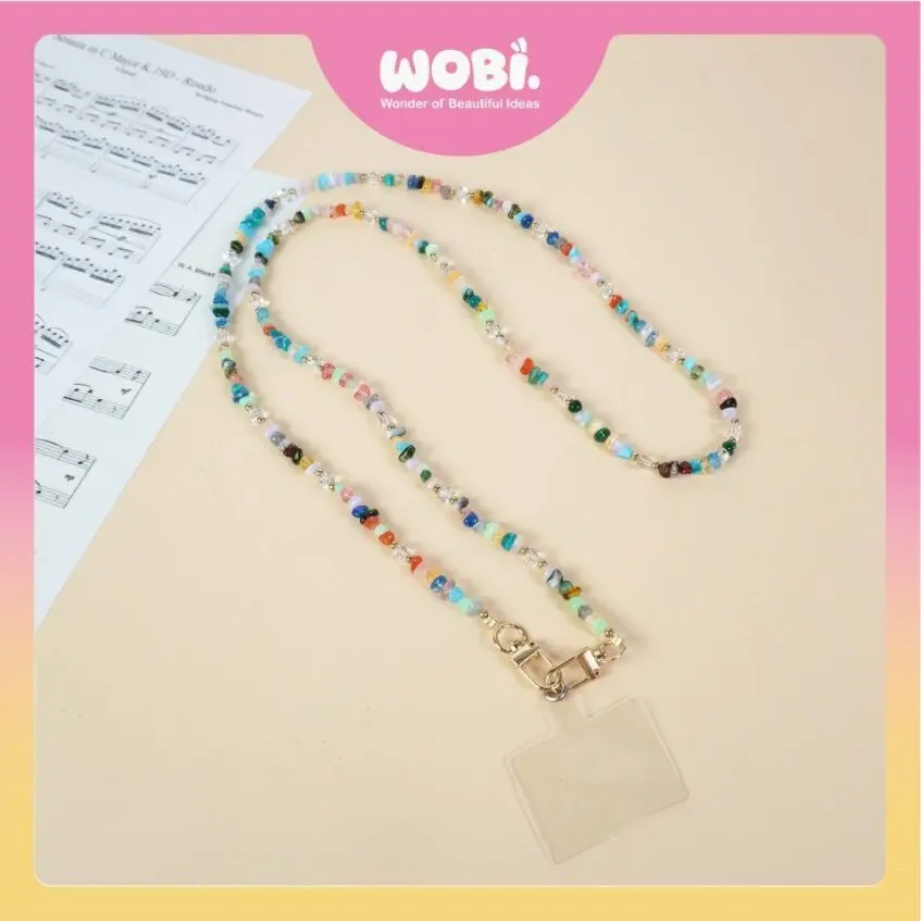 2023-32 WOBI Versatile Long Chain Pendant Crossbody Strap Shoulder Bag Phone Accessories Tali Telefon Beg Sandang Silang - Image 3