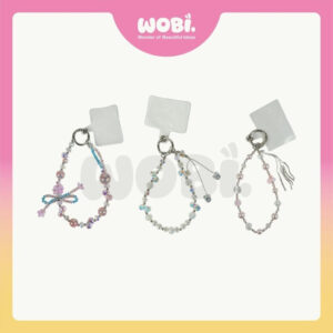 2013-15 WOBI Crystal Versatile Chain Colourful Fashion Lanyard Jewelry Gifts Handphone Case Hanging Aksesori Telefon Beg