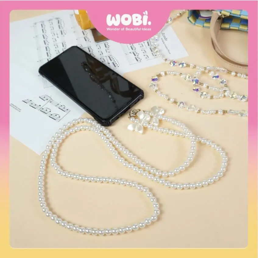 2023-32 WOBI Versatile Long Chain Pendant Crossbody Strap Shoulder Bag Phone Accessories Tali Telefon Beg Sandang Silang - Image 4