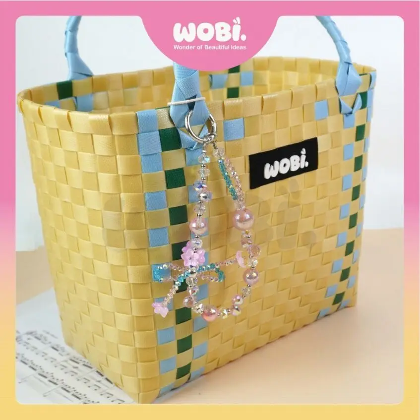 2013-15 WOBI Crystal Versatile Chain Colourful Fashion Lanyard Jewelry Gifts Handphone Case Hanging Aksesori Telefon Beg - Image 5