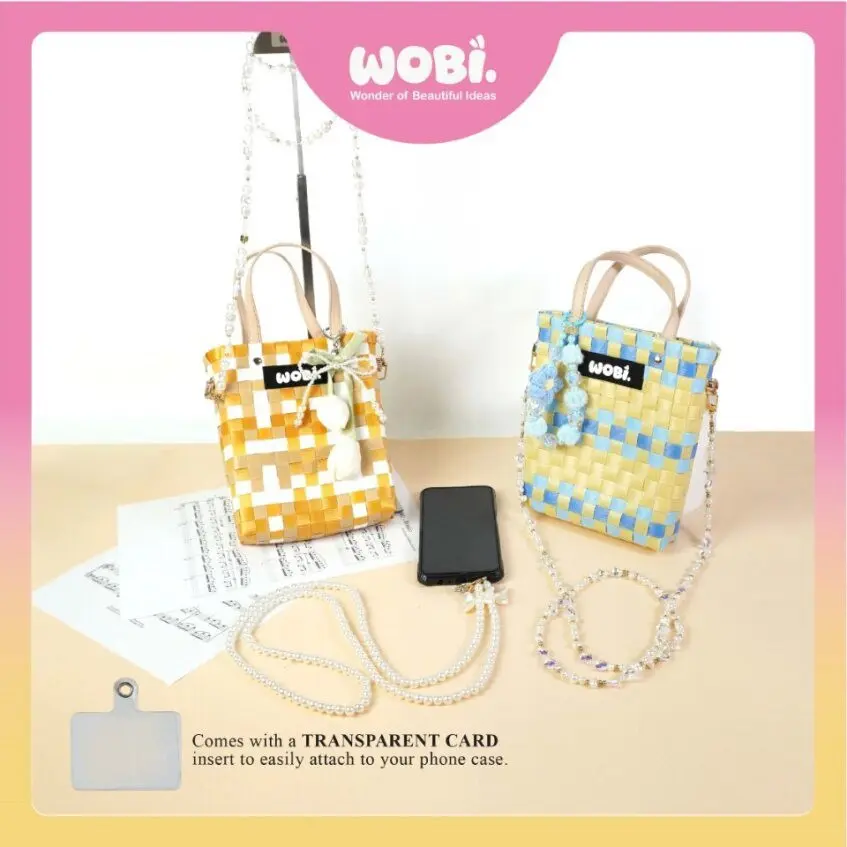 2023-32 WOBI Versatile Long Chain Pendant Crossbody Strap Shoulder Bag Phone Accessories Tali Telefon Beg Sandang Silang - Image 6