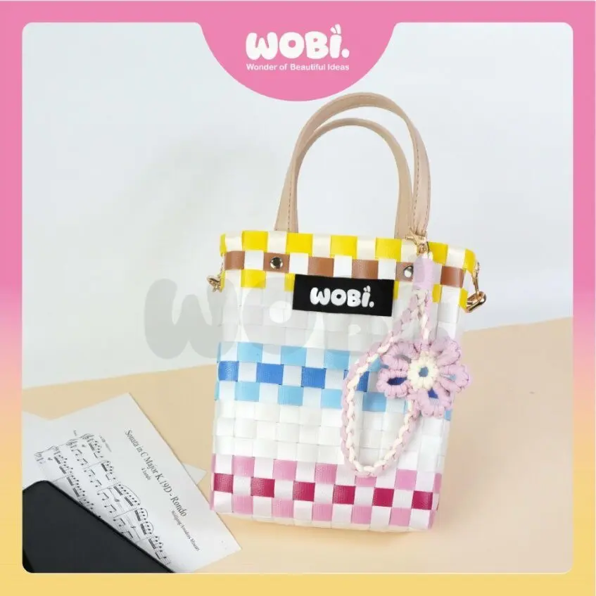 2011 WOBI Crochet Flower Phone Chain Colourful Fashion Lanyard Jewelry Gifts Handphone Case Hanging Aksesori Telefon Beg - Image 4