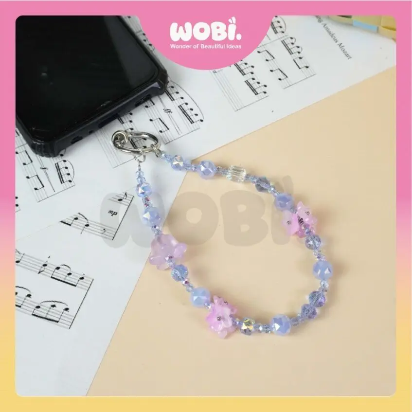 2017 WOBI Crystal Versatile Chain Colourful Fashion Lanyard Jewelry Gifts Handphone Case Hanging Aksesori Telefon Beg - Image 4