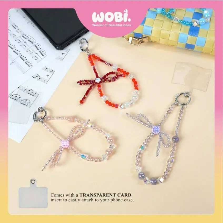 2016 WOBI Crystal Versatile Chain Colourful Fashion Lanyard Jewelry Gifts Handphone Case Hanging Aksesori Telefon Beg - Image 2