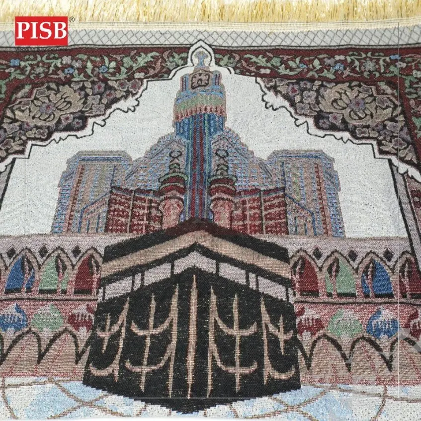 2003(Random Design)Islamik Sejadah With Tasbih Premium Set Travel Prayer Mat Doorgift Souvenir Sejadah Tasbih Prayer Set - Image 2