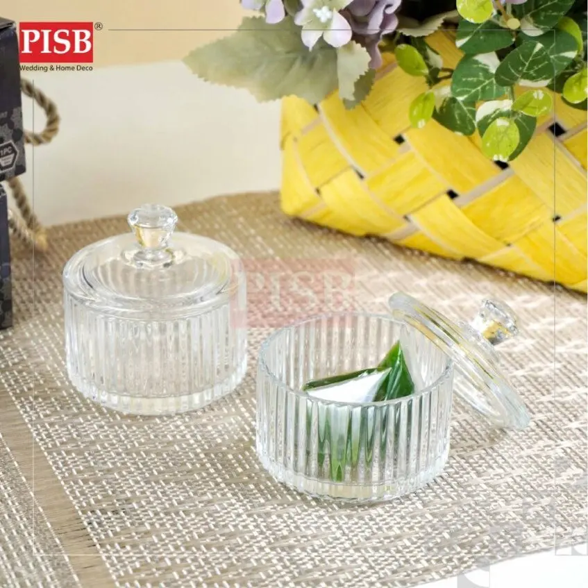 2227-29(1Pcs)Premium Sugar Bowl Doorgift Kaca Crystal Glass Doorgift Souvenir Bekas Kaca Goodies VIP Doorgift Exclusive - Image 7