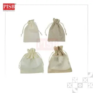 5006/08 (10Pcs/20Pcs/Pkt) Organza Jute Bag Pouch Bag Candy Bag Doorgift Bag Goodies Bag Uncang Beg Wedding Party Bag