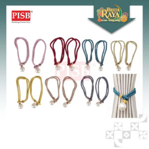 0895 Pearl Exclusive Adjustable Curtain Tieback Curtain Decoration Pengikat Langsir (2Pcs/Pkt)