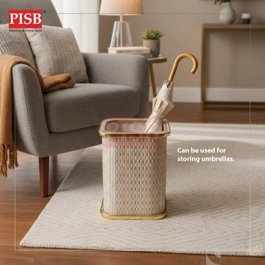 2038-40 Bamboo Series Tissue Box Bamboo Tong Tissue Holder Storage Box Kotak Tisu Bekas Tisu Bekas Simpanan Serbaguna - Image 3