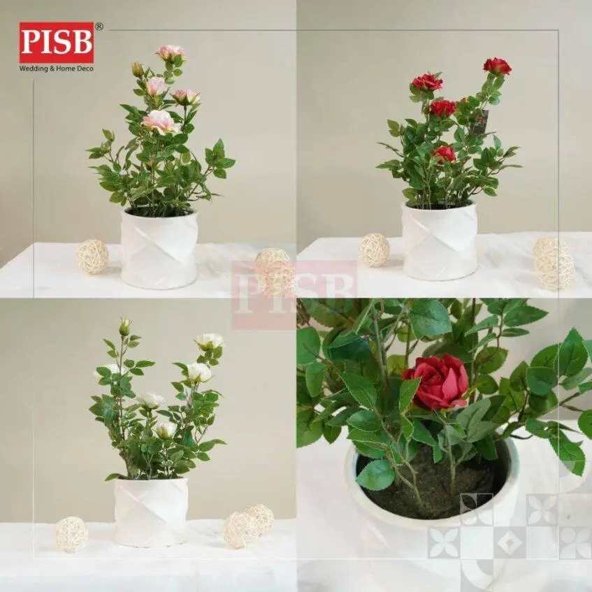 3062 Rose Plants Artificial Tree Pokok Ros 41CM - Image 8