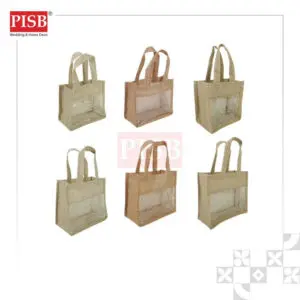 091ad058cf05f5067748d14267689e25.jpeg 2155-58 (1Pc/Pkt) Jute Window Tote Bag Women Bag Shopping Bag Retail Gift Bag Goodies Bag Wedding Birthday Beg Bag Guni