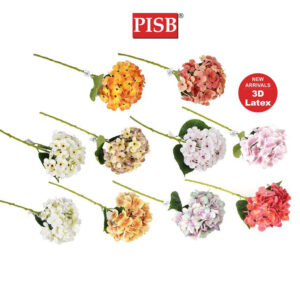 2211/12 63CM 3D Latex Hydrangea Spray Flower