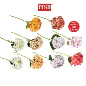 2211/12 63CM 3D Latex Hydrangea Spray Flower