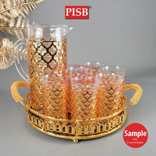 1201 Goldish Acrylic Jar Set