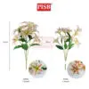 2152/53 58/62CM Latex Casablanca Flowers 7/9 Heads