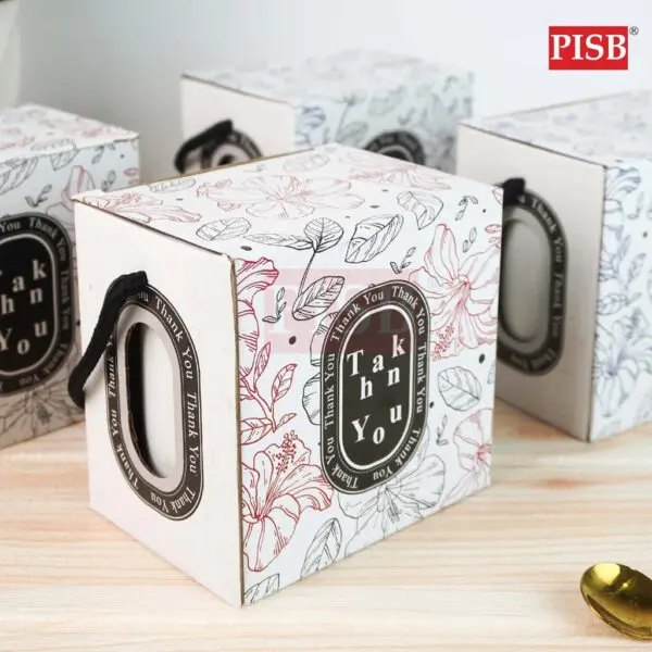 10f2c7adcf57be2709f48dfea9782f01.jpeg 2307 (6Pcs/Pkt) Ceramic Mug With Flower Printed Handle Box/Set Doorgift Souvenir Mug Cawan Murah/Wedding Gift Mug