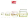 SSH1055/56/57/71 Golden Vintage Glass Square Jewelry Box