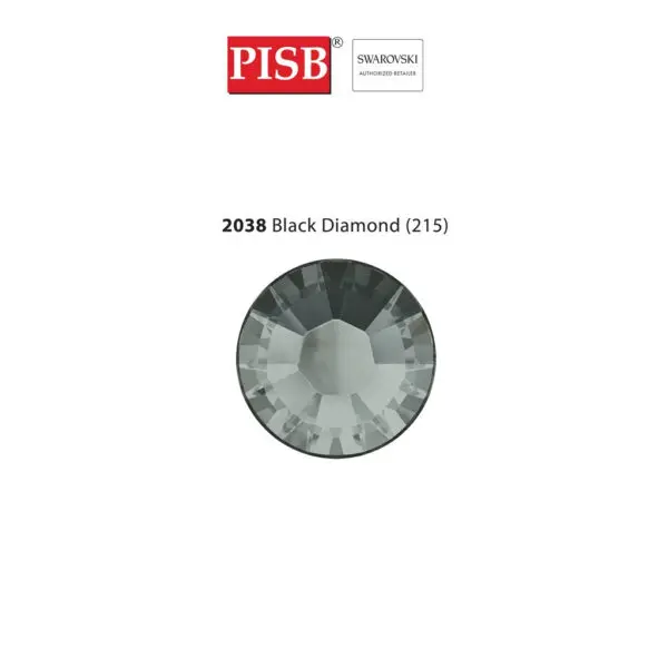 2038 2078 SS10-SS34 SWAROVSKI HOTFIX 215 BLACK DIAMOND
