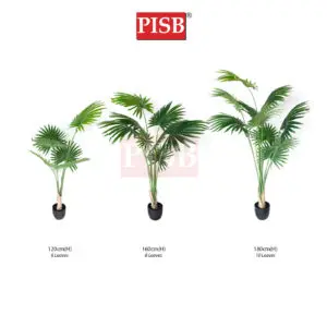 S2073/74/75 California Fan Palm Tree 120/160/180CM 6/8/10 Leaves
