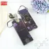 0482(20Pcs/Bundle)Flower Printed Spoon Fork Tasbih Souvenir Door Gift Set With Handle Sudu Garfu Tasbih Wedding Doorgift
