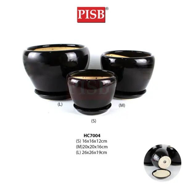 1cbd7e9e8916ee157519db9679422326.jpeg HC7003/04 Black/White Ceramic Decorations Craft Vase Ornament Pasu Bunga