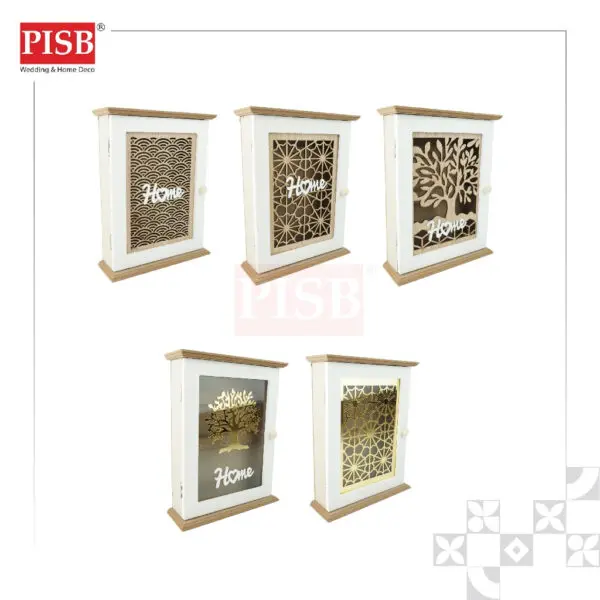 2325a9f6e45b2150dd049229efe08507-1.jpeg 1216 Decorative Wall Mounted Wooden Key Holder Box Kotak Gantung Kunci Kotak Kunci Wooden Cabinet Key Storage Box